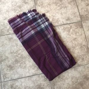 Purple Blanket Scarf